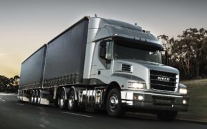 iveco truck at speed